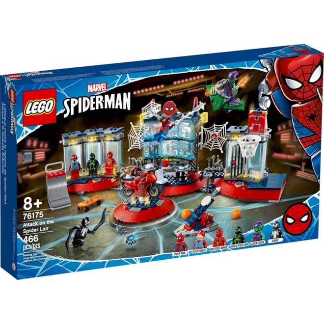 LEGO SUPER HEROES HOMEM ARANHA ATAQUE AO ABRIGO DE SPIDER MAN 037861 ...
