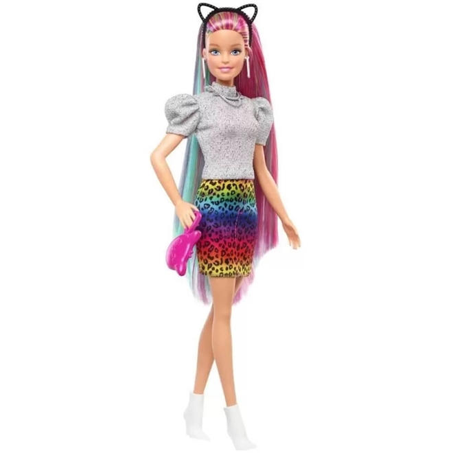 BONECA BARBIE CABELO COLORIDO RASPADO MUDA DE COR MATTEL 039512 ...