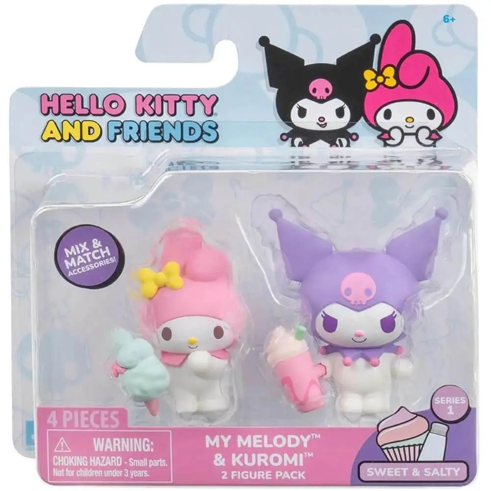 HELLO KITTY PACK COM 2 FIGURAS E ACESSORIOS SUNNY