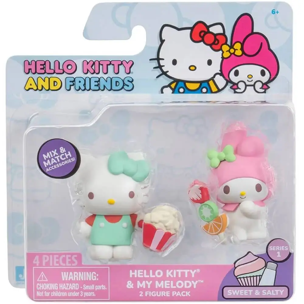 HELLO KITTY PACK COM 2 FIGURAS E ACESSORIOS SUNNY