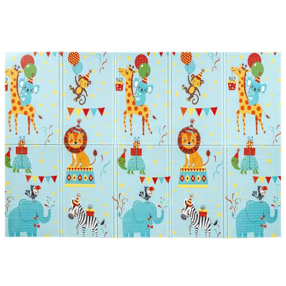 TAPETE DOBRAVEL DUPLA FACE ANIMAL PARTY BUBA
