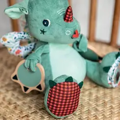 PELUCIA MULTIATIVIDADES JOE O DRAGAO LILLIPUTIENS