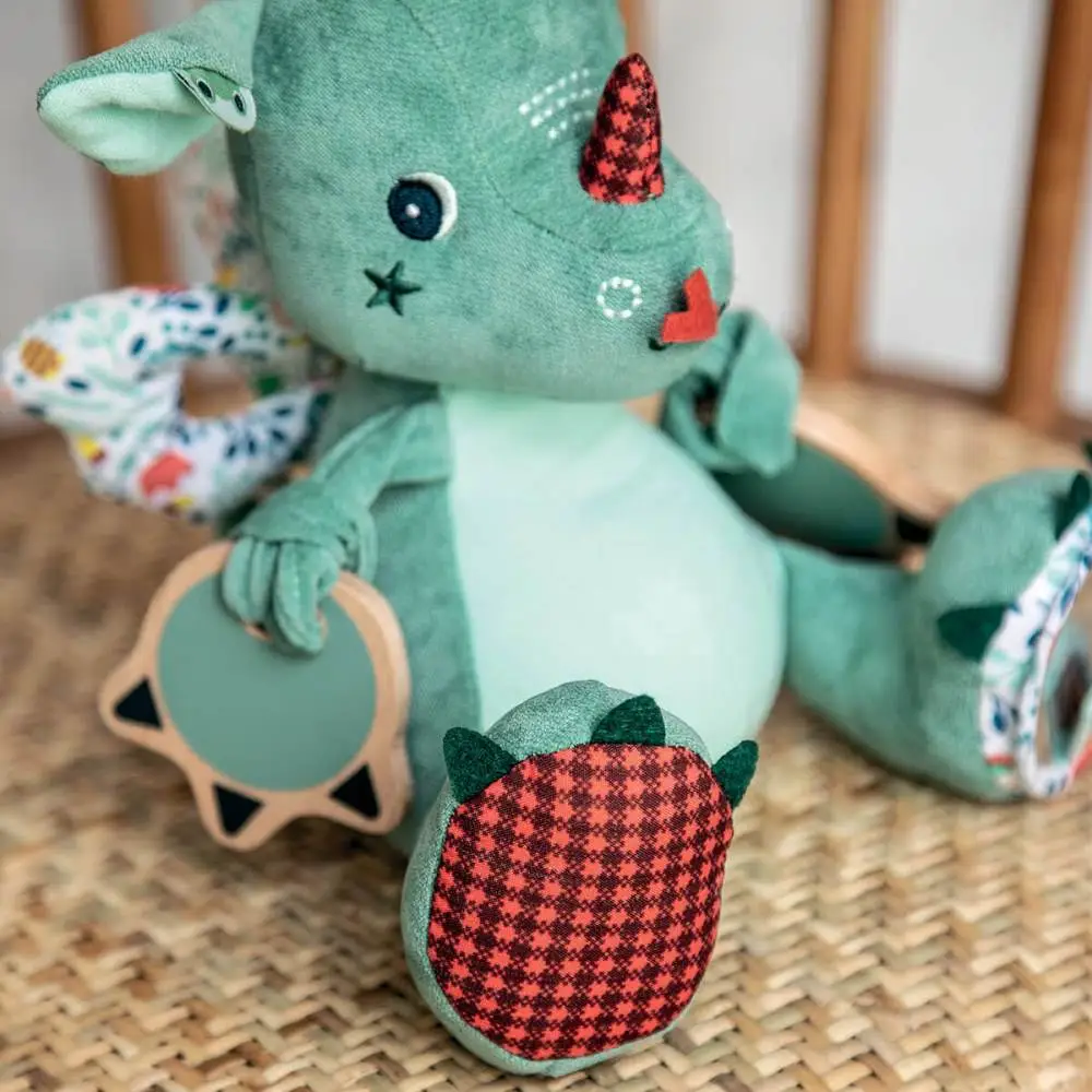 PELUCIA MULTIATIVIDADES JOE O DRAGAO LILLIPUTIENS