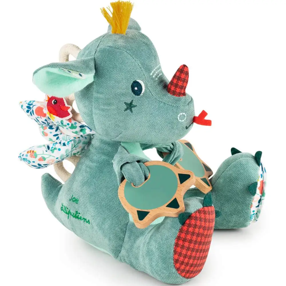 PELUCIA MULTIATIVIDADES JOE O DRAGAO LILLIPUTIENS