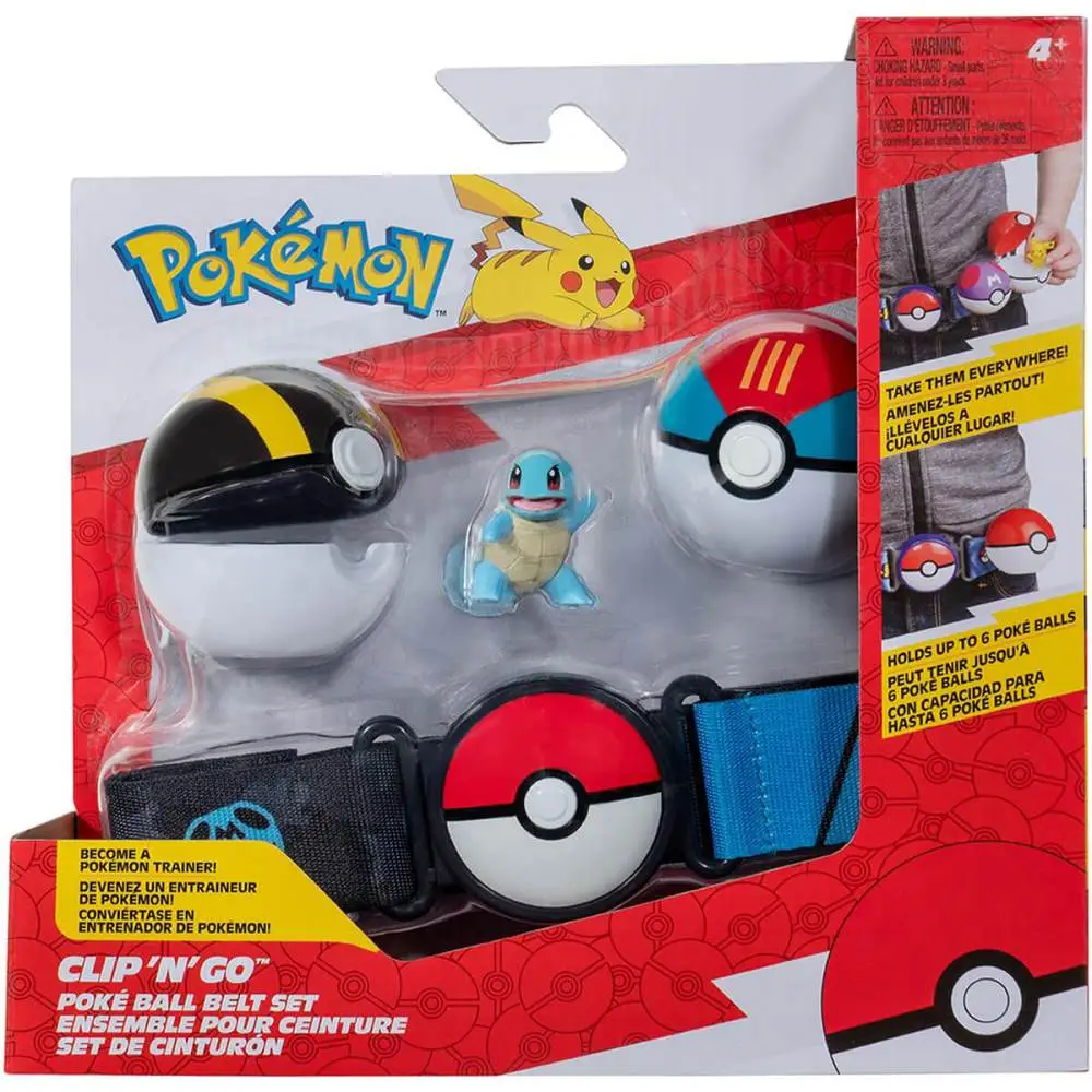 SET POKEMON COM CINTO 2 POKEBOLAS E FIGURA SUNNY