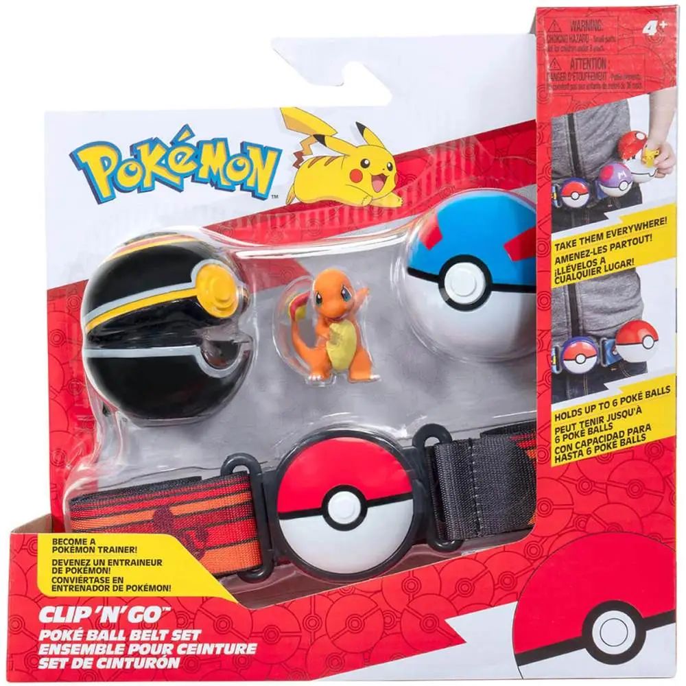 SET POKEMON COM CINTO 2 POKEBOLAS E FIGURA SUNNY