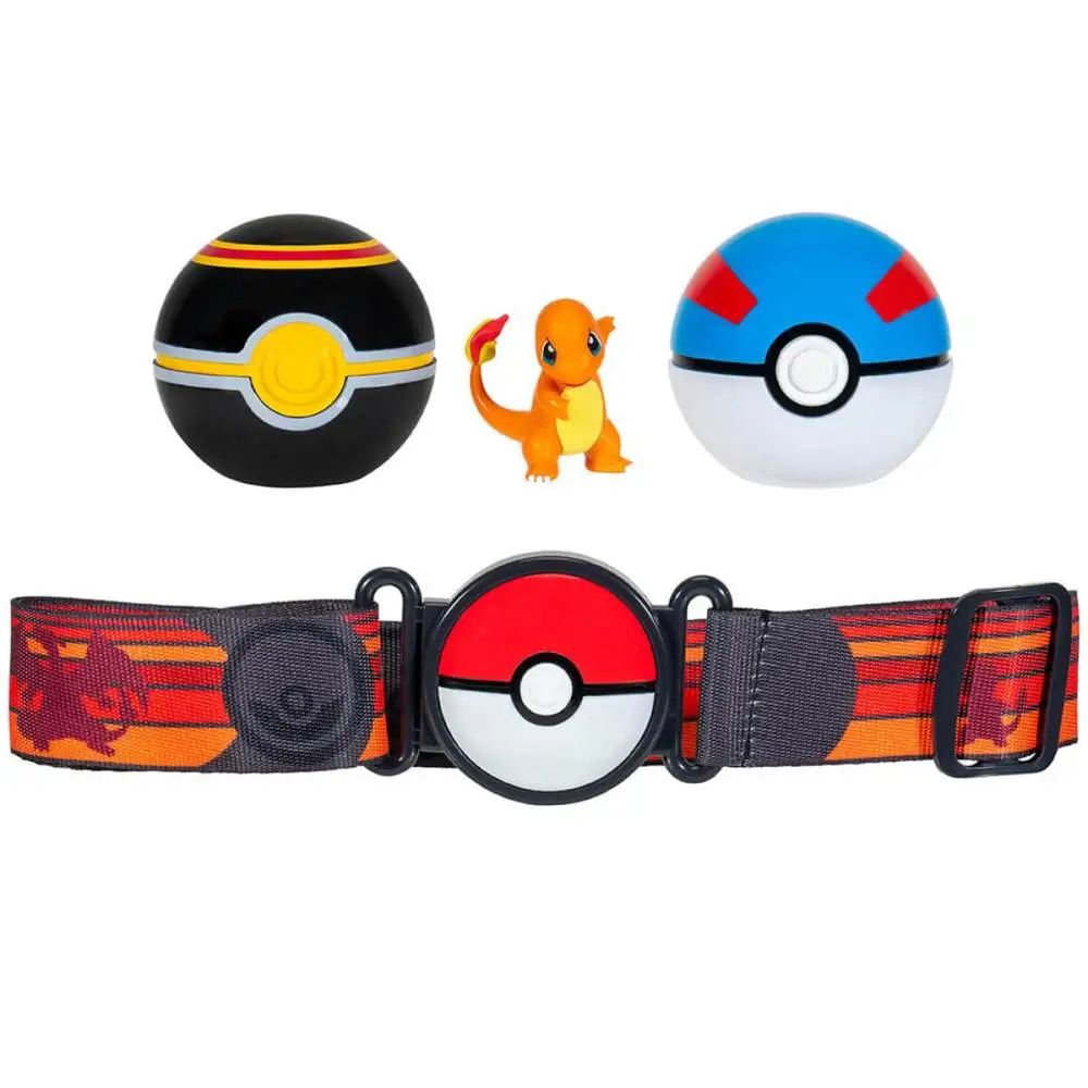 SET POKEMON COM CINTO 2 POKEBOLAS E FIGURA SUNNY