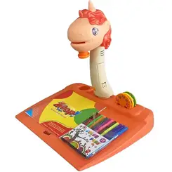 PRANCHETA PROJETORA DE DESENHO UNICORNIO ZOOP