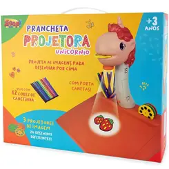 PRANCHETA PROJETORA DE DESENHO UNICORNIO ZOOP Coral