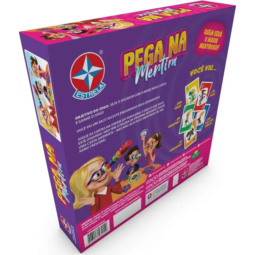 JOGO PEGA NA MENTIRA ESTRELA