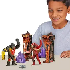 PACK COM 2 FIGURAS GODZILLA X KONG THE NEW EMPIRE 15CM SUNNY