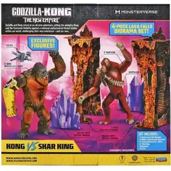 PACK COM 2 FIGURAS GODZILLA X KONG THE NEW EMPIRE 15CM SUNNY