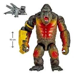 PACK COM 2 FIGURAS GODZILLA X KONG THE NEW EMPIRE 15CM SUNNY