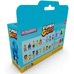 PACK COM 3 MINI FIGURAS STUMBLE GUYS LUCHADOR / T-REX / DYNAMITRON ESTRELA