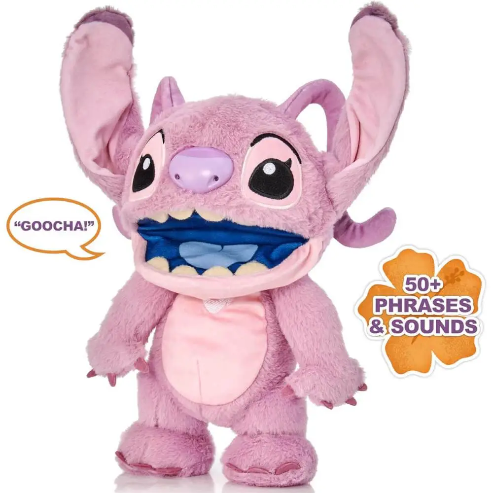 STITCH PELUCIA INTERATIVA CHATTY ANGEL 50 SONS 30 CM SUNNY