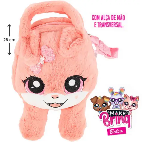 BOLSA PETS MAKE BRINQ POLIBRINQ Rosa