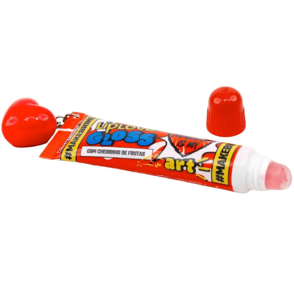 LIP GLOSS COM CHEIRINHO MAKE BRINQ POLIBRINQ
