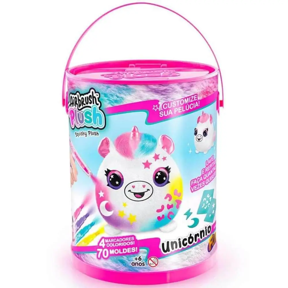 AIRBRUSH PELUCIA NA LATA FUN