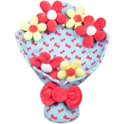 HELLO KITTY BUQUE DE CELEBRACAO DE 30CM COM 3 PELUCIAS REMOVIVEIS SUNNY