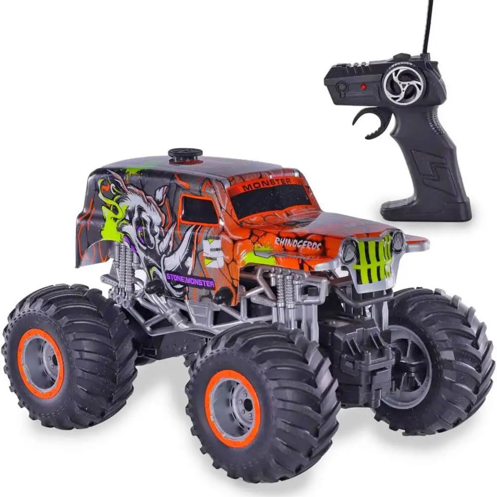 CARRO DE CONTROLE REMOTO BIG MONSTER SOLTA FUMACA POLIBRINQ
