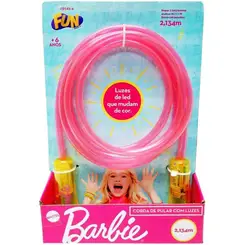 FUN BARBIE CORDA DE PULAR COM LUZES FUN