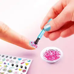 KIT DE ARTES DECORE SUAS UNHAS GLITTER FUN