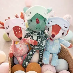 PELUCIA HORA DA SONECA JOE BRILHA ESCURO 30CM LILLIPUTIENS