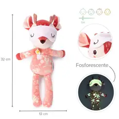 PELUCIA HORA DA SONECA STELLA BRILHA ESCURO 30CM LILLIPUTIENS
