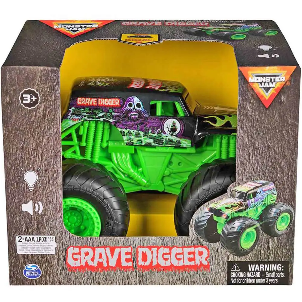 VEICULO MONSTER JAM COM LUZ E SOM 1:24 SUNNY