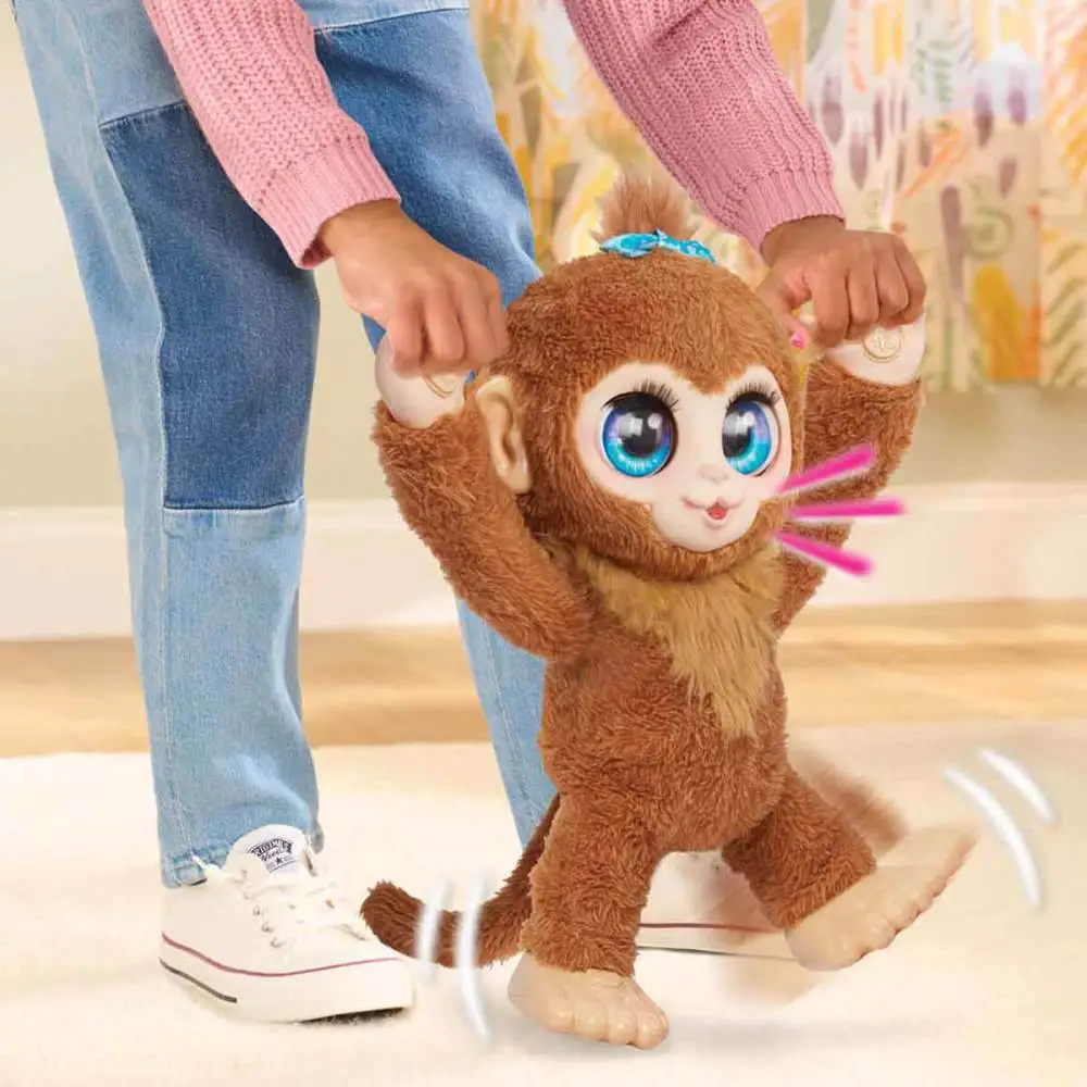 PELUCIA INTERATIVA FURREAL AMENDOIM A MACACA 40CM SUNNY