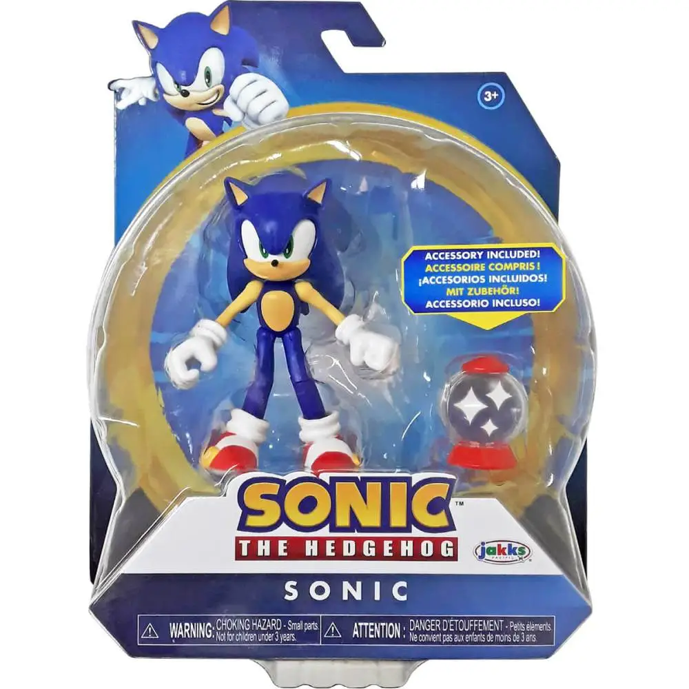 FIGURA ARTICULADA SONIC COM ACESSORIO WAVE 9 9CM SUNNY