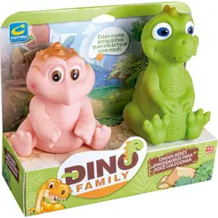 BEBE DINOSSAURO DINO FAMILY DUO COMETA