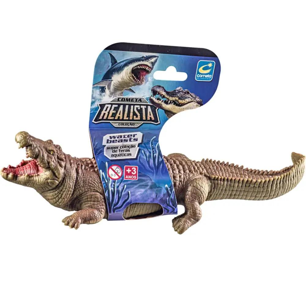 COMETA REALISTA CROCODILO 28CM CARTELA COMETA