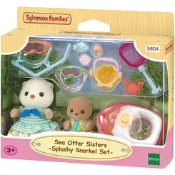 SYLVANIAN FAMILIES IRMAS LONTRAS MARINHAS CONJUNTO PRAIA EPOCH .