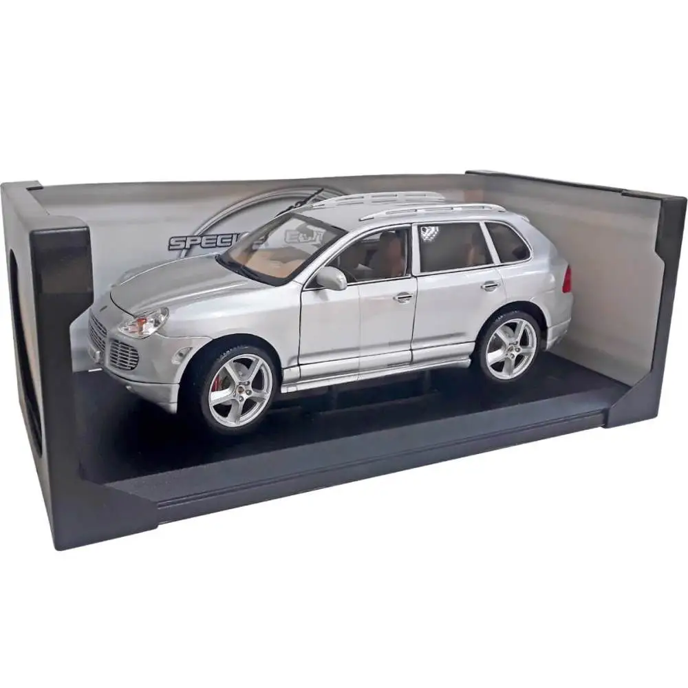 CARRO SPECIAL EDITION PORSCHE CAYENNE TURBO EXCLUSIVE 1:18 PRATA MAISTO