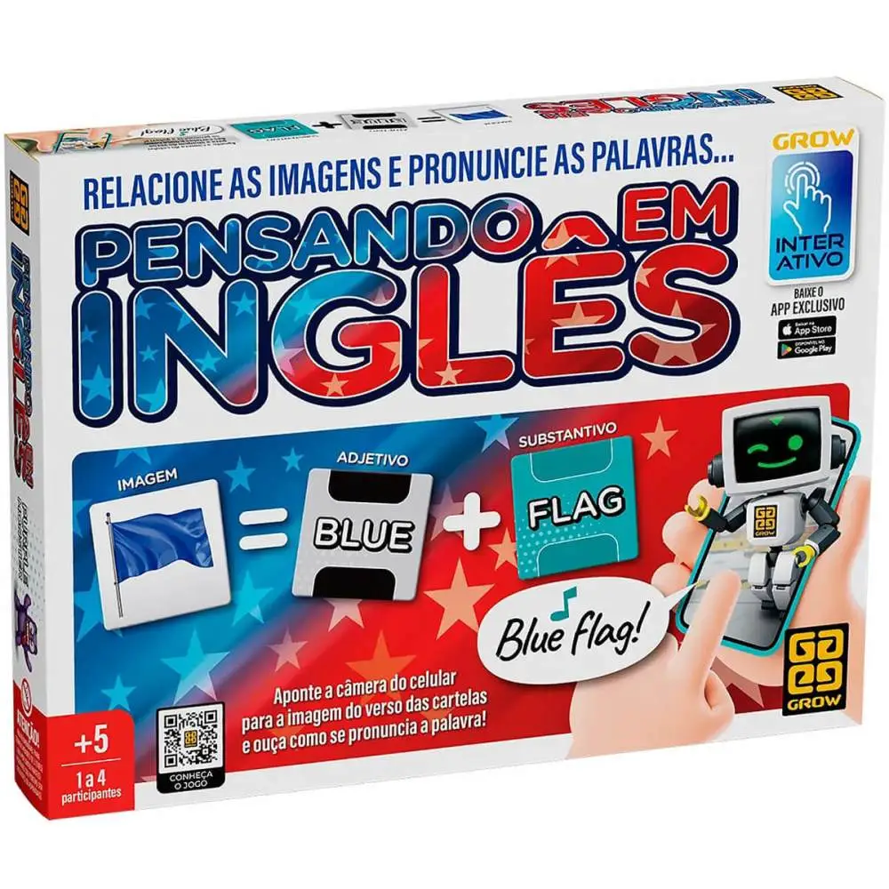 JOGO PENSANDO EM INGLES GROW