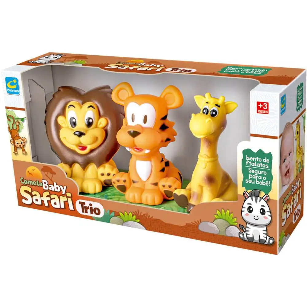 COMETA BABY SAFARI TRIO 12CM COMETA
