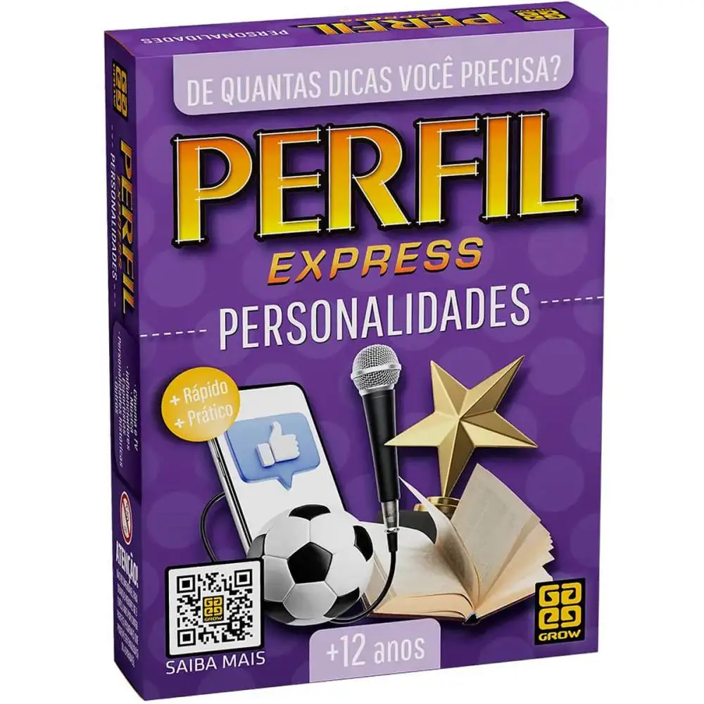 JOGO PERFIL EXPRESS PERSONALIDADES GROW