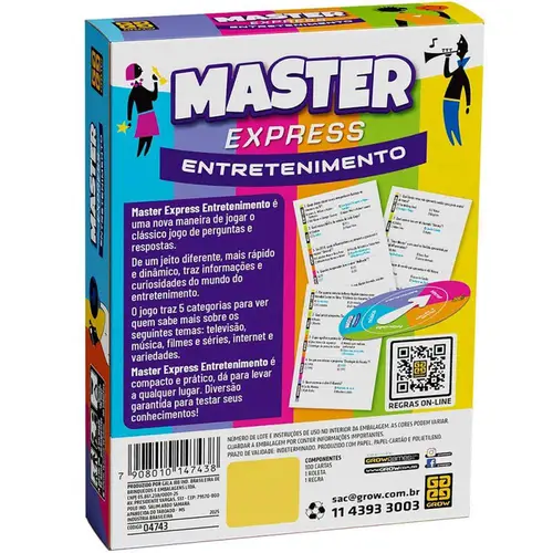 JOGO MASTER EXPRESS ENTRETENIMENTO GROW .