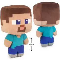 PELUCIA MINECRAFT STEVE 18CM ESTRELA