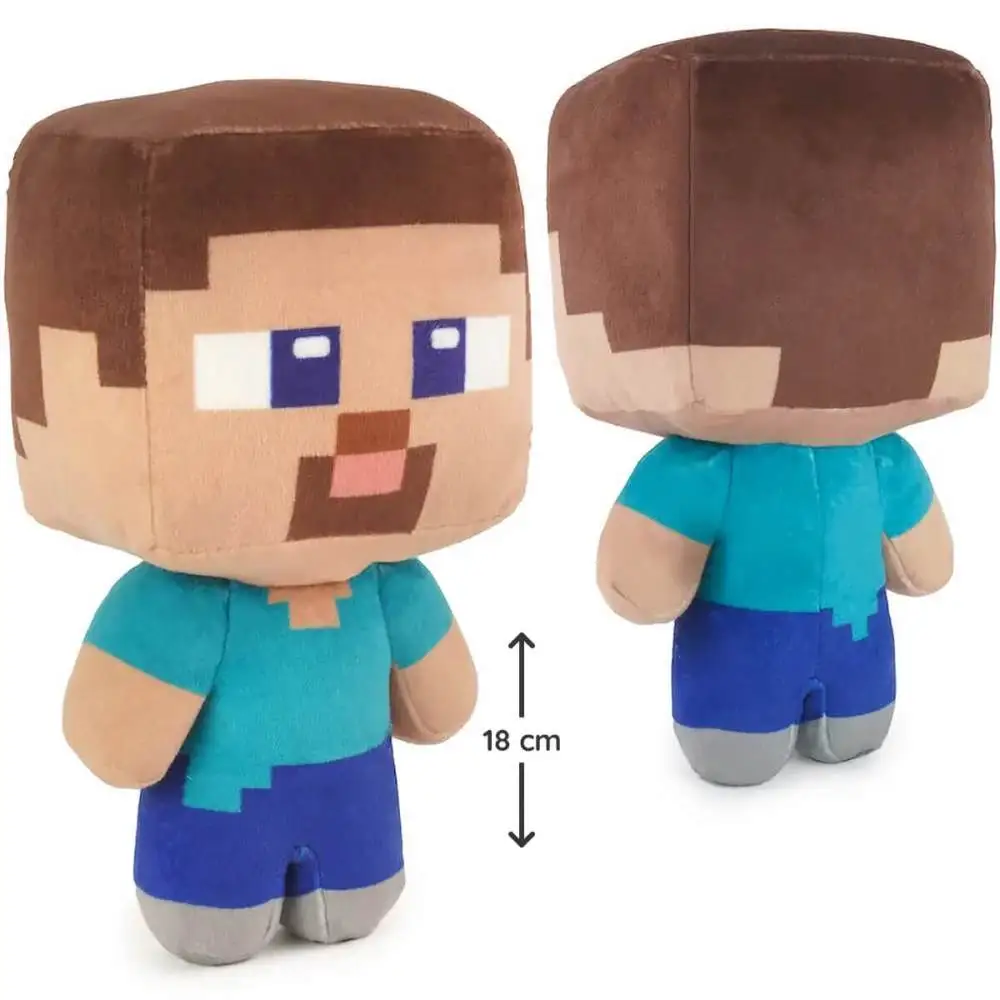 PELUCIA MINECRAFT STEVE 18CM ESTRELA