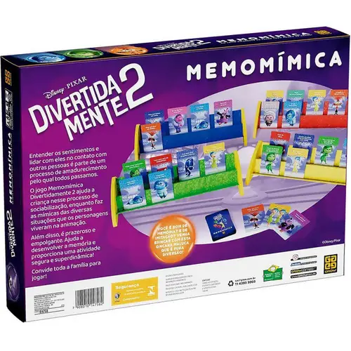 JOGO MEMOMIMICA DIVERTIDAMENTE 2 GROW .
