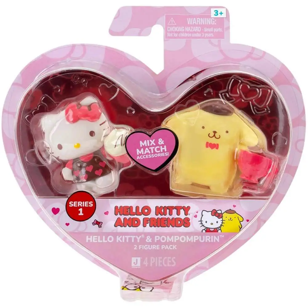HELLO KITTY COM 2 FIGURAS DIA DOS NAMORADOS SUNNY
