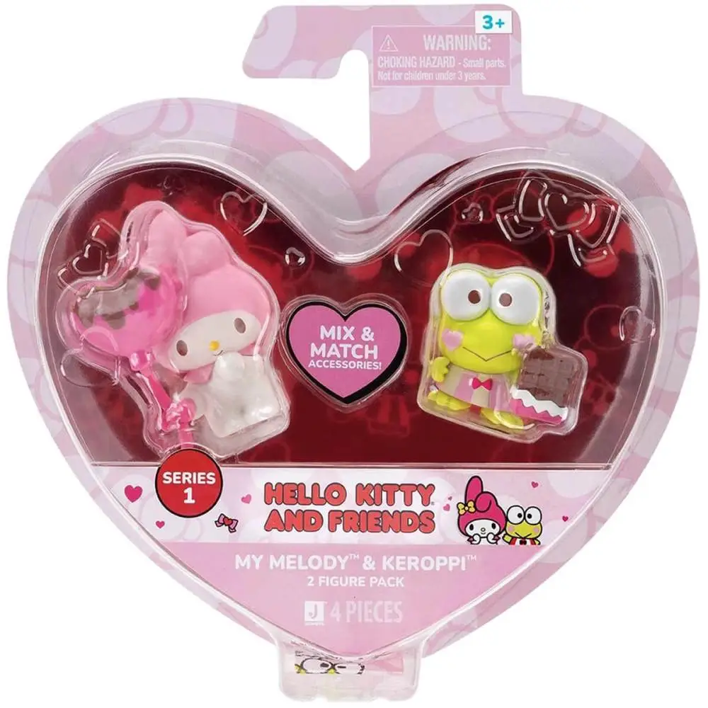 HELLO KITTY COM 2 FIGURAS DIA DOS NAMORADOS SUNNY