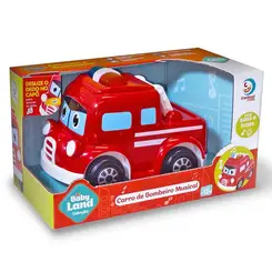 BABY LAND CARRO DE BOMBEIRO MUSICAL CARDOSO .