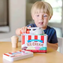 MELISSA E DOUG FABRICA DE SORVETE EM MADEIRA SUNNY