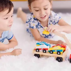 MELISSA E DOUG CAMINHAO CEGONHA MAGNETICO EM MADEIRA SUNNY
