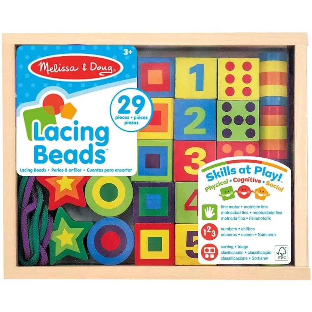 PLAYSET MELISSA E DOUG FORMAS GEOMETRICAS EM MADEIRA SUNNY