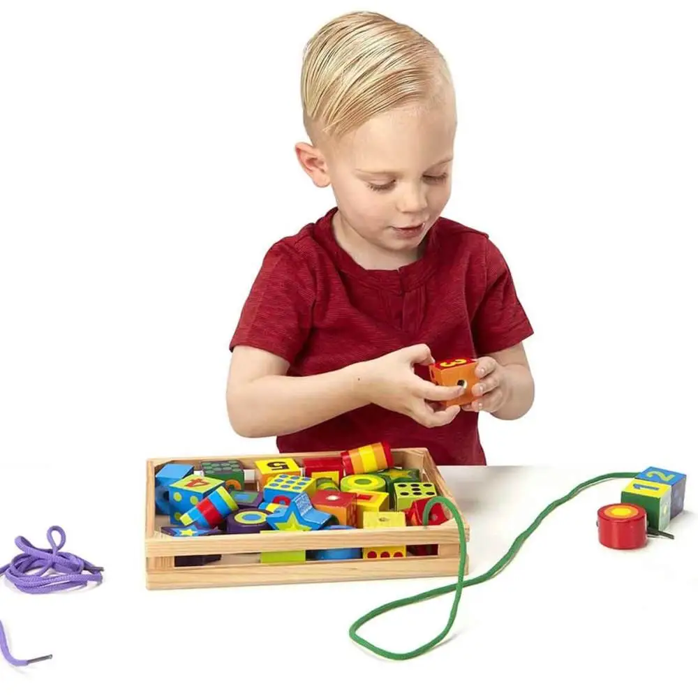 PLAYSET MELISSA E DOUG FORMAS GEOMETRICAS EM MADEIRA SUNNY