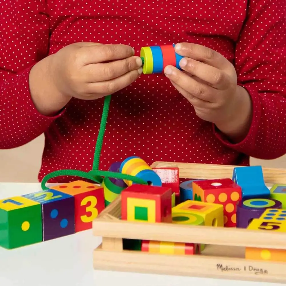 PLAYSET MELISSA E DOUG FORMAS GEOMETRICAS EM MADEIRA SUNNY